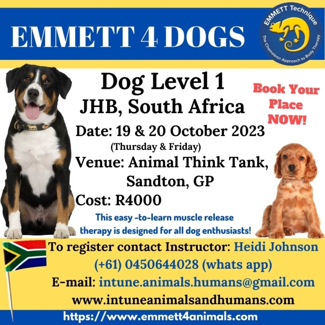 Dog Level 1 - Johannesburg, GP, South Africa - 19 & 20 October 2023