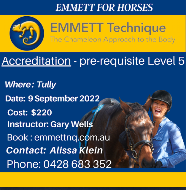Horse Practitioner Accreditation  - Aust - QLD - Tully-9th September 2022